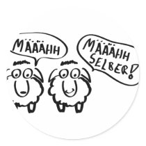 sheep schafe määähhh määhhh selber ! stickers