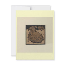 Sheep - Square Animals Illustration