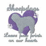 Sheepdogs Leave Paw Prints embroidered shirts