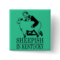 Sheepish In Kentucky Pin