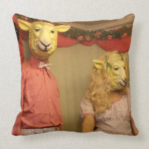 Sheeple Couple Pillow