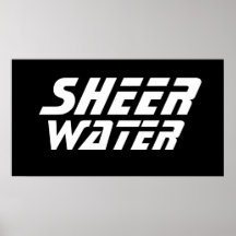 Sheer Water Poster