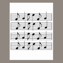 Sheet Music postcards
