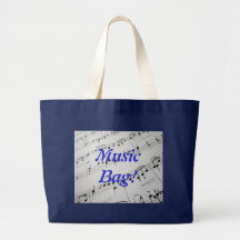 Sheet Music Tote Bags
