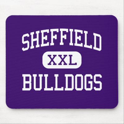 Sheffield - Bulldogs - High - Sheffield Alabama Mousemats by customteamsportswear