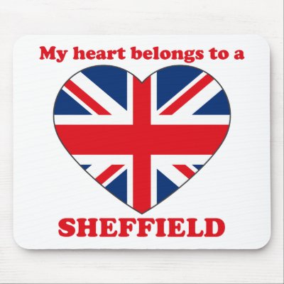 Sheffield Mouse Mat by ValentinesDayTshirts