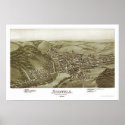 Sheffield, PA Panoramic Map - 1895 posters