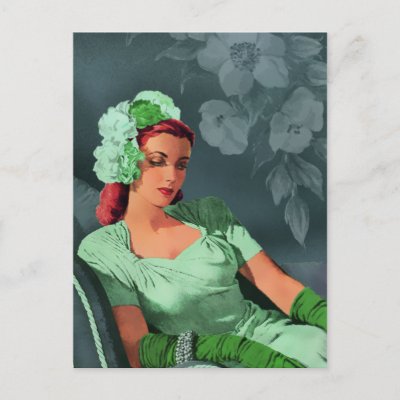 Fabulous Forties Fashion on Sheila Is A Fabulous 1940s Fashion Illustration Featuring Our Model In