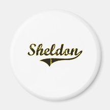 Sheldon Iowa Classic Design Refrigerator Magnets