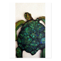 Sheldon the Sea turtle Post Card