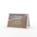 Shell Heart on the Sandy Beach