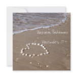 Shell Heart on the Sandy Beach