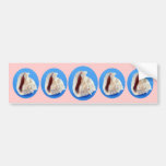 Shell of a Conch on Blue Bumper Stickers
