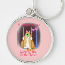 Shelter Cat Key Chains