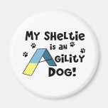 Sheltie Agility Dog Magnet