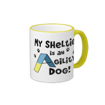 Sheltie Agility Dog Mug
