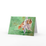 Sheltie Agility Poem Greeting Cards