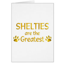 Sheltie Greeting Card