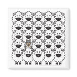Sheltie in the Sheep Refrigerator Magnet