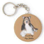 Sheltie Keychain