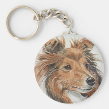 Sheltie Keychain