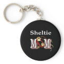 sheltie mum Keychain