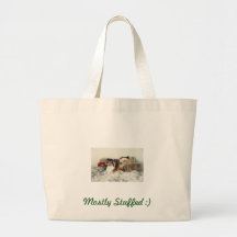 Sheltie with Stuffed Animals Bag