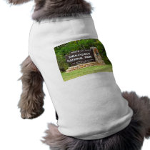 Shenandoah National Park North Entrance Sign Dog Clothes