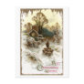 Shepherd Herding Sheep Vintage Christmas Postcards
