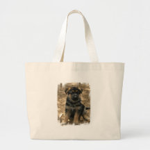 Shepherd Puppy  Canvas Bag