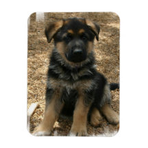Shepherd Puppy  Flexible Magnet