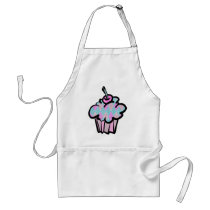 sherbert argyle pattern cupcake apron