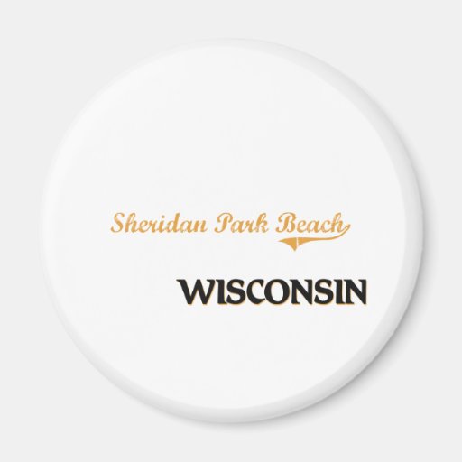 Sheridan Park Beach Wisconsin Classic Refrigerator Magnets