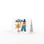 Sheriff 4th Birthday Invitations cards
