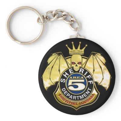 Sheriff Area 5 Badge Keychains