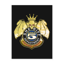 Sheriff Area 5 Badge Post Card