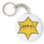 Sheriff Badge keychains