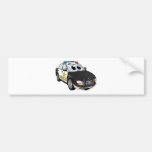 Sheriff Car Cartoon BWW Bumper Stickers