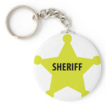 sheriff star keychain