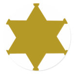Sheriff star stickers