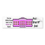 sheriffjoepinkJ.jgp Bumper Sticker