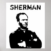 Sherman -- Black and White Print