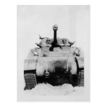 Sherman Tank Post Cards