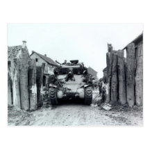Sherman Tank Postcards