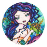 Sherriella Mermaid Fantasy Fairy Turtle stickers