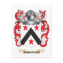 Sherwood Coat of Arms (Family Crest) Postcard