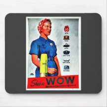 Shes A Wow Mouse Pads