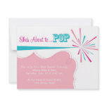 She's About to POP Baby Shower Invitation
