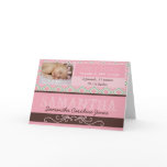 She's Here Customised Baby Announcement Cards