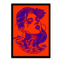 SHES IN TRANCE POSTCARDS